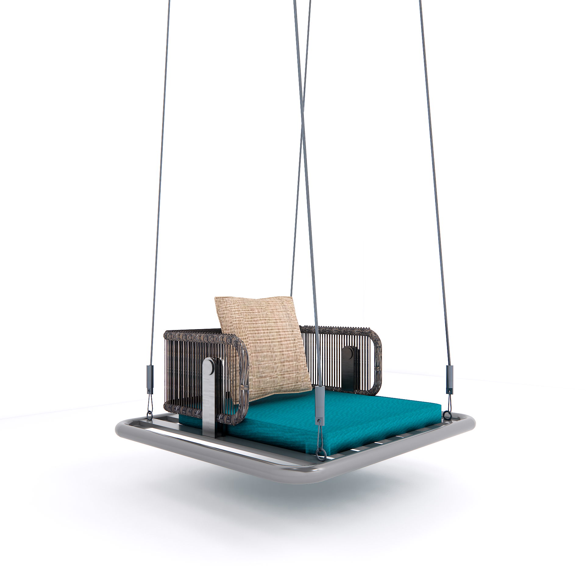 Alza Single Seater Reversible Back Swing